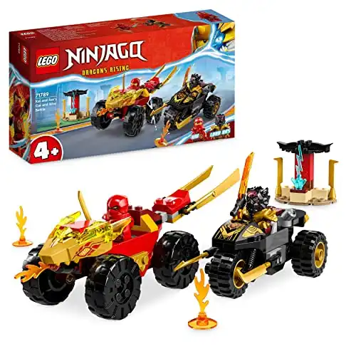 LEGO Ninjago Verfolgungsjagd mit Kai's Flitzer