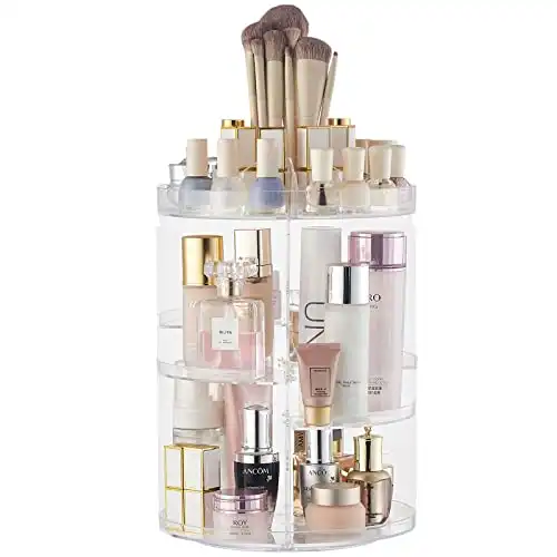 Drehbarer Make-Up Organizer in edlem Stil