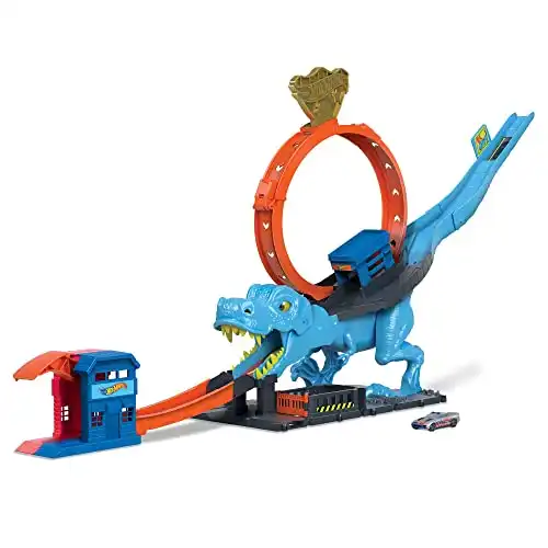 T-Rex Geschicklichkeitsspiel mit Looping für Hot Wheels