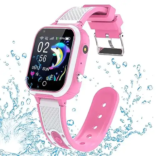 Wasserdichte Kinder Smartwatch (4G, GPS, Videoanruf)