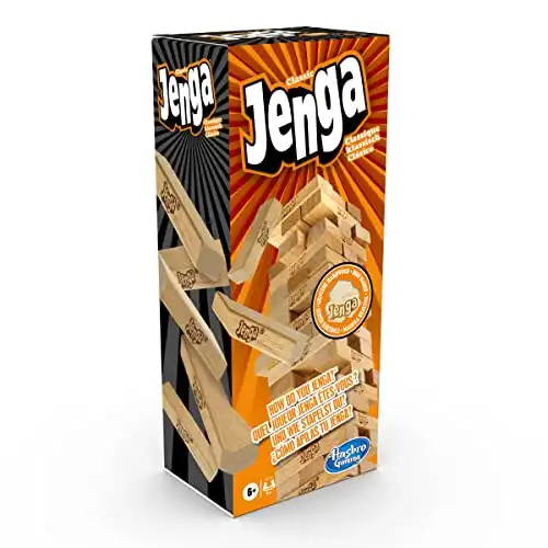 Actionreiches Geschicklichkeitsspiel “Jenga” für die ganze Familie