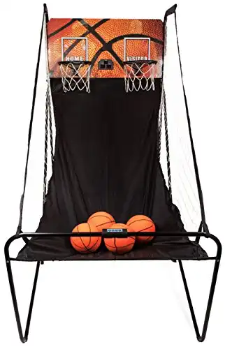 Basketballautomat mit Zähler inkl. 4 kleine Basketbälle & Pumpe