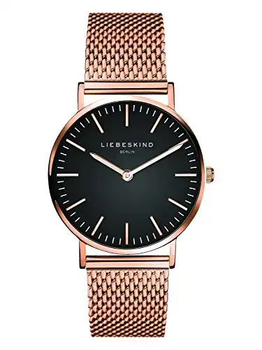 Liebeskind Damen Analog Quarz Armbanduhr mit Edelstahlarmband