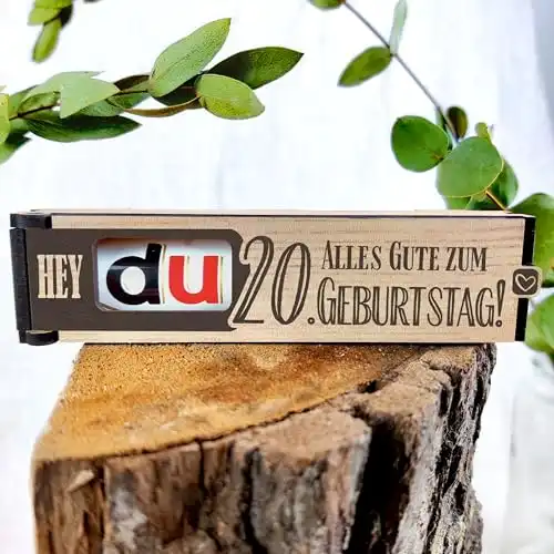 Duplo Geschenkbox zum 20. Geburtstag (auch gut mit Geldgeschenk)