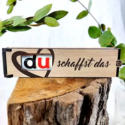 “Du schaffst das” Schokoriegel Geschenkbox inkl. Duplo