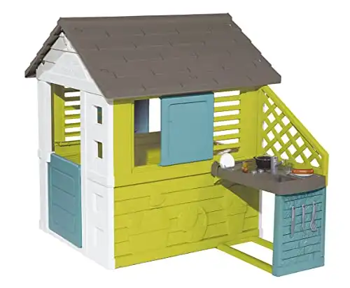 Kinder Spielhaus mit Küche für drinnen und draußen