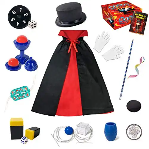 Zaubertricks Set mit Verkleidung für Kinder
