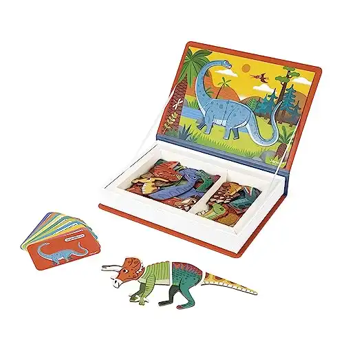 Dinosaurier Lernspiel mit magnetischen Figuren