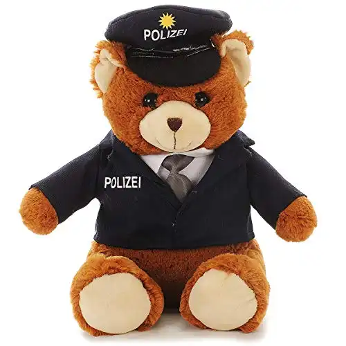 Polizei Kuscheltier Bär aus Plüsch