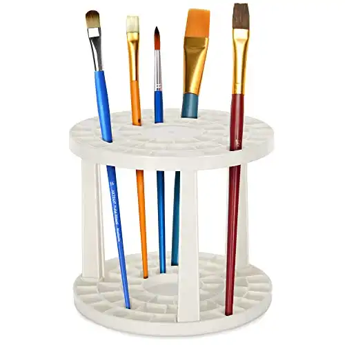 Pinselhalter mit 49 Fächern für Pinsel Stifte und mehr