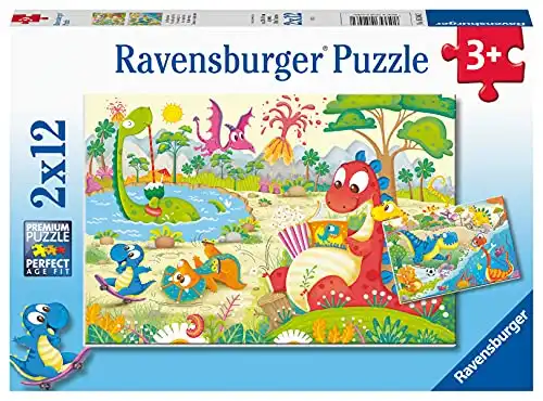 Ravensburger Puzzle mit bunten Dinos