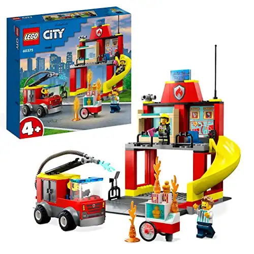 LEGO City Feuerwehrstation & Löschauto für erste Rettungsaktionen