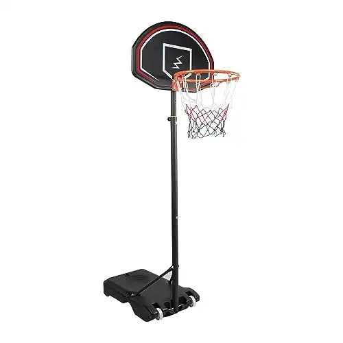 Höhenverstellbarer Basketballkorb für draußen