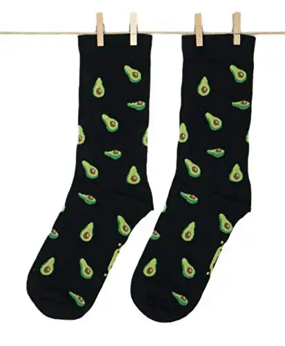 Lustige Avocado Socken für Herren Größe 41-46