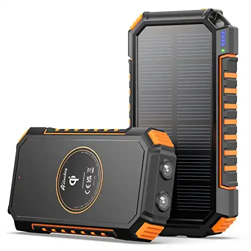 Solar Powerbank 26800mAh mit 4 USB-Ausgängen