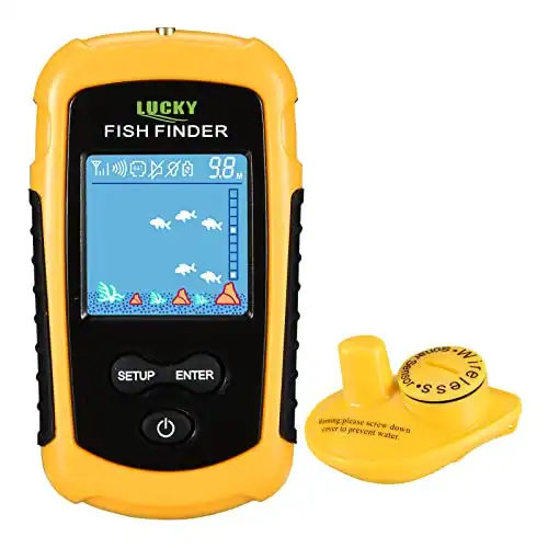 Tragbarer Wireless Fischfinder mit LCD Echolot