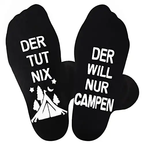 Rutschfeste Camper Socken für Herren Größe 43-46