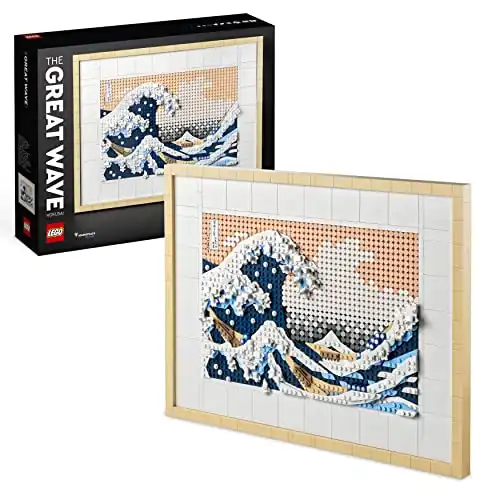 Hokusai 3D Wanddeko Bastelset