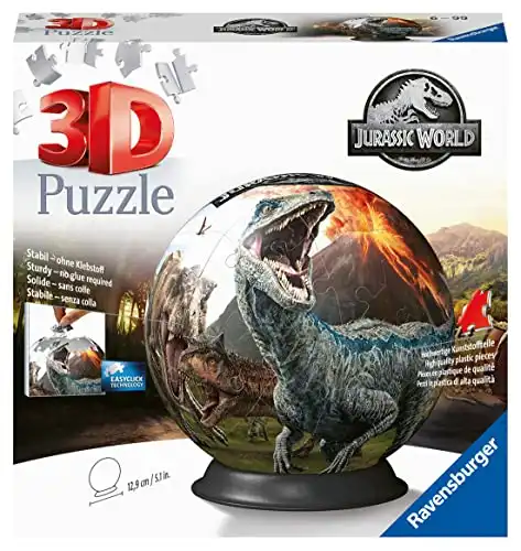 3D Puzzle Ball, Jurassic World, 72 Teile