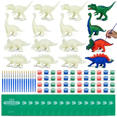 Dinosaurier Malset: 16 Stück für Kindergeburtstag.