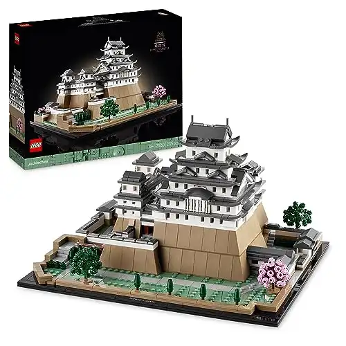 Himeji Burg Architektur Bausatz mit Kirschbaum