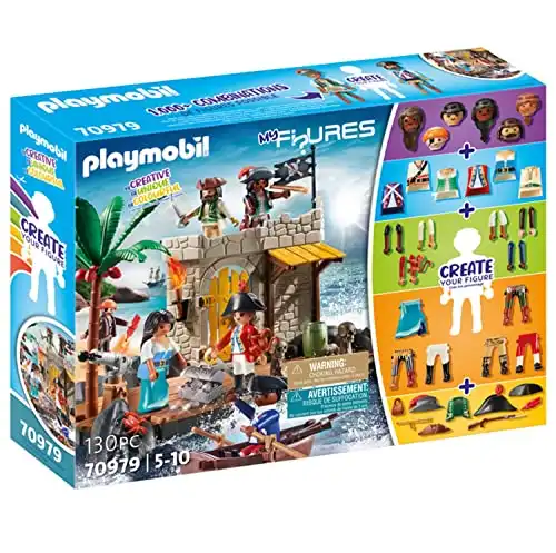 Playmobil Pirateninsel mit 6 Figuren (insgesamt 130 Teile)