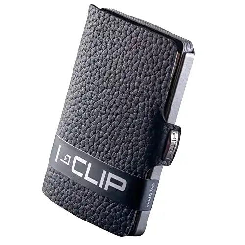 I-CLIP Original Mini Wallet aus Leder mit Geldklammer