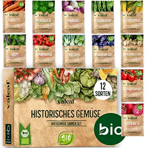 Historisches BIO-Gemüse-Samen-Set