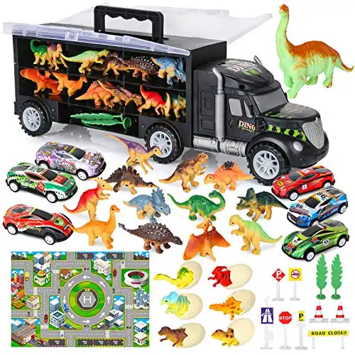 Dinosaurier-Spielzeugset mit Aktivität-Spielmatten