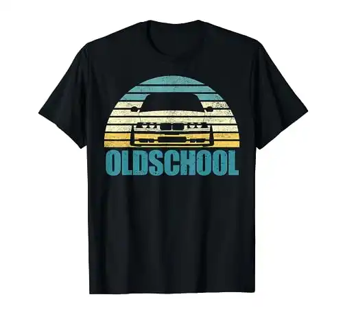 Oldschool Vintage Auto Drift KFZ Tuning T Shirt