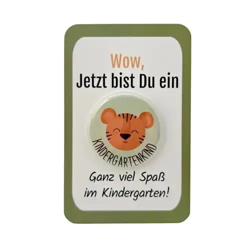 Kindergarten Geschenk Button Set