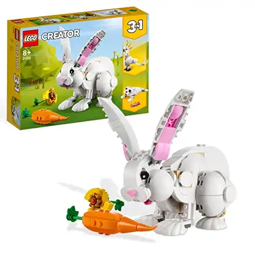 LEGO 31133 Creator 3in1 Weißer Hase Tierspielzeug