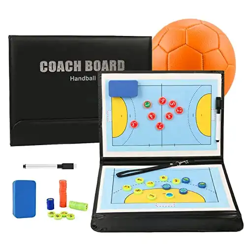 Handball Taktiktafel mit Magnet, Radiergumm und Stift