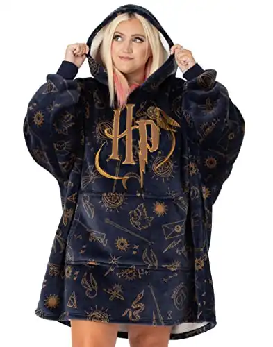 Harry Potter Übergroße Damen Fleece Hoodie-Decke