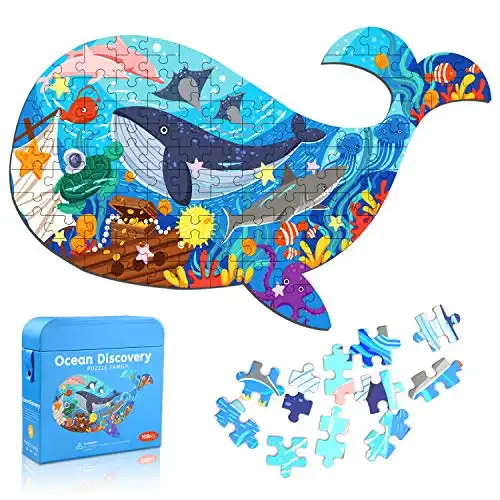 Puzzle Kinder 108 Teile Fisch