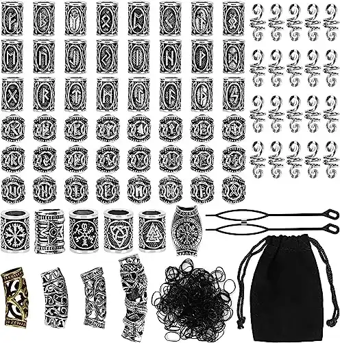 Runeperlen-Set mit 300 Gummibänder
