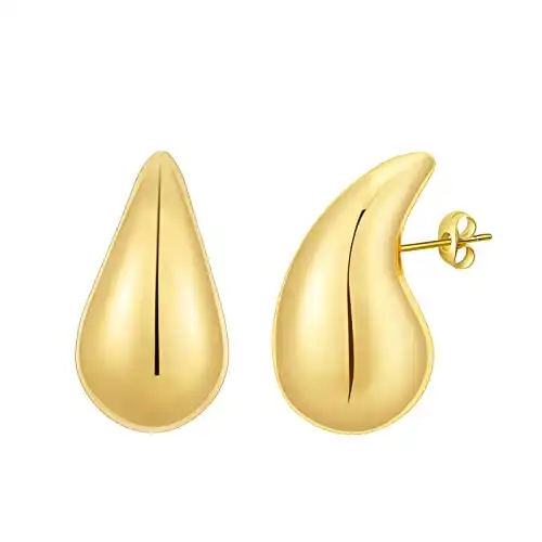 Gold Drop-Ohrringe