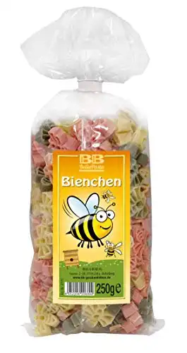 Bunte Bienen-Nudeln aus Hartweizengrieß (250g)