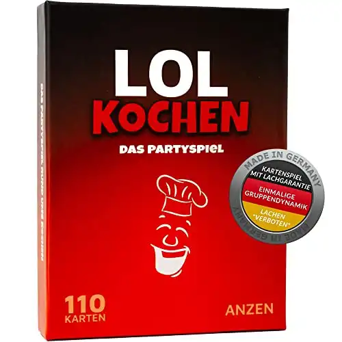 LOL KOCHEN – Kartenspiel mit „Lachverbot“ (110 Karten)