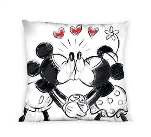 Kissenbezug Mickey und Minnie Maus  (40x40cm)