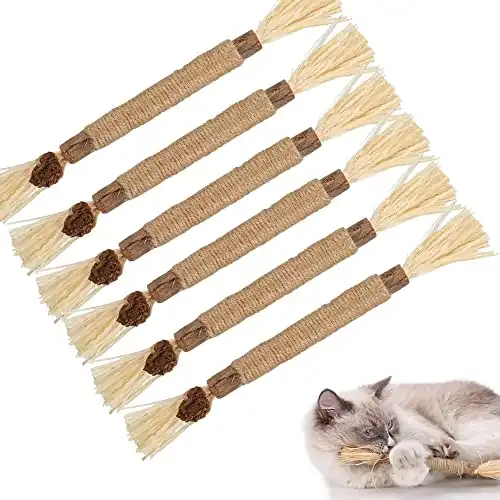 Katzen-Kau-Sticks zur Zahnreinigung (6er Pack)