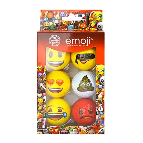 Fun Emoji-Golfbälle (6er Set)