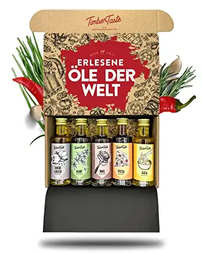 Erlesenes Essig & Öl Geschenk-Set (5 x 40 ml)