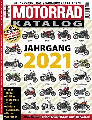 Motorrad-Katalog 2021: Daten, Adressen, Zubehör