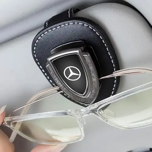 Auto Brillenhaltermit Mercedes Logo