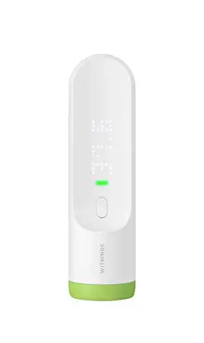 Withings Thermo – Smartes Schläfenthermometer, geeignet für Säuglinge, Kleinkinder und Erwachsene, kein Kontakt erforderlich