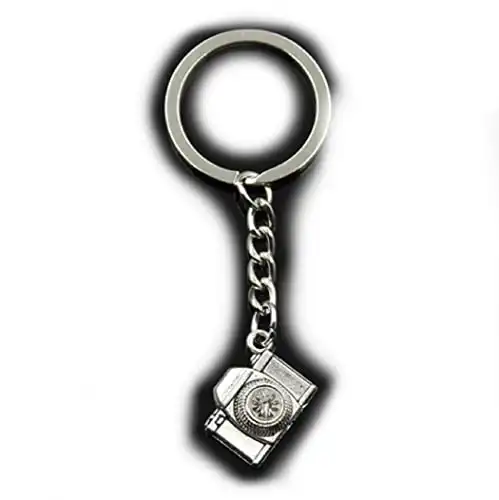 Fotoapparat Schlüsselanhänger aus Metall (2cm)