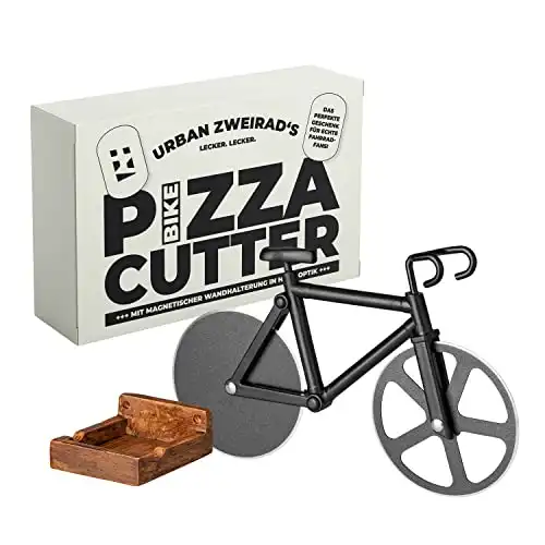 Fahrrad Pizzaschneider | Antihaftbeschichtet & rostfrei