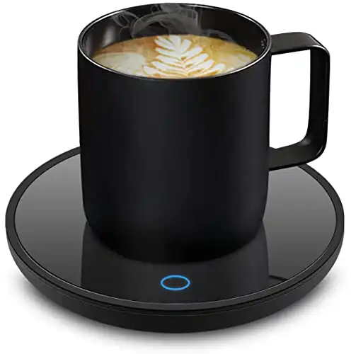 Kaffeewärmer, büro Schreibtisch Gadgets intelligenter tassenwärmer Gut als Geschenk fürs Home Office, Elektrischer Kaffeewärmer mit 2 Temperatureinstellungen, Getränkewärmer für Kaffee, Milch