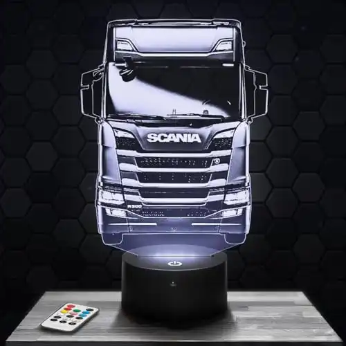 3D-LED-Nachttischlampe 